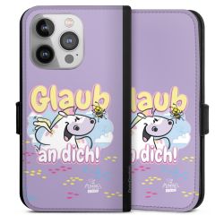 Sideflip mit langer Lasche schwarz