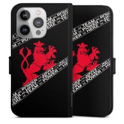 Sideflip mit langer Lasche schwarz