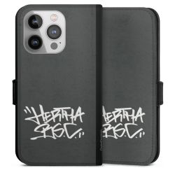 Sideflip mit langer Lasche schwarz