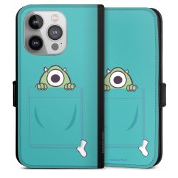 Sideflip mit langer Lasche schwarz