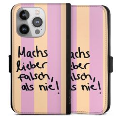 Sideflip mit langer Lasche schwarz