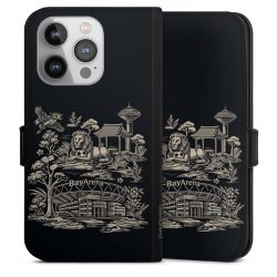 Sideflip mit langer Lasche schwarz