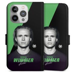 Sideflip mit langer Lasche schwarz