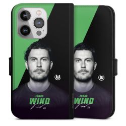 Sideflip mit langer Lasche schwarz