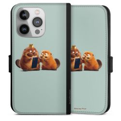 Sideflip mit langer Lasche schwarz