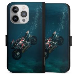 Sideflip mit langer Lasche schwarz