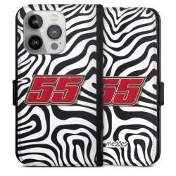 Sideflip mit langer Lasche schwarz