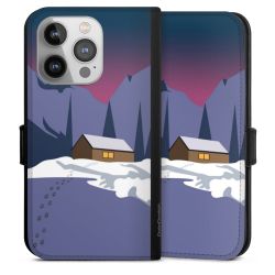 Sideflip mit langer Lasche schwarz