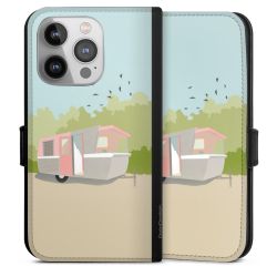 Sideflip mit langer Lasche schwarz