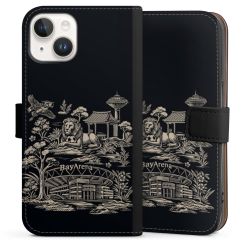 Sideflip mit Lasche schwarz