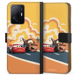 Sideflip mit langer Lasche schwarz