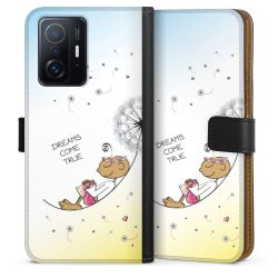 Sideflip mit langer Lasche schwarz