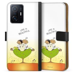 Sideflip mit langer Lasche schwarz