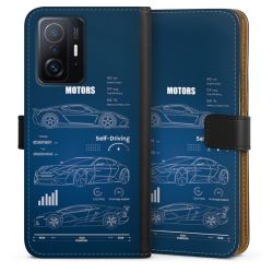 Sideflip Fodral med flap svart