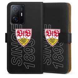 Sideflip mit langer Lasche schwarz