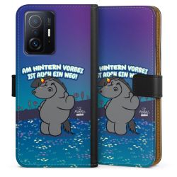 Sideflip mit langer Lasche schwarz