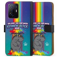 Sideflip mit langer Lasche schwarz