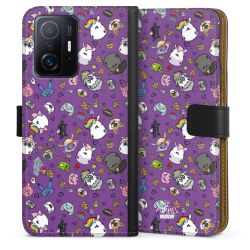 Sideflip mit langer Lasche schwarz