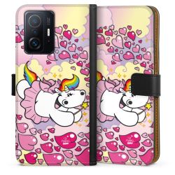 Sideflip mit langer Lasche schwarz