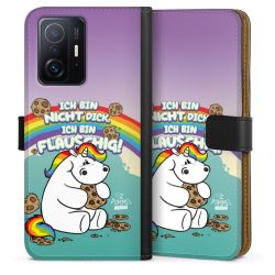 Sideflip mit langer Lasche schwarz