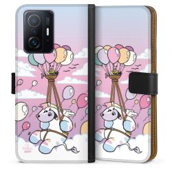 Sideflip mit langer Lasche schwarz