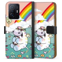 Sideflip mit langer Lasche schwarz