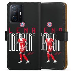 Sideflip mit langer Lasche schwarz