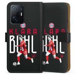 Sideflip mit langer Lasche schwarz