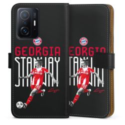 Sideflip mit langer Lasche schwarz