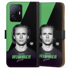 Sideflip mit langer Lasche schwarz