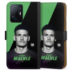 Sideflip mit langer Lasche schwarz