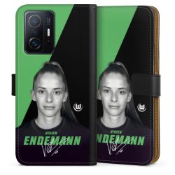 Sideflip mit langer Lasche schwarz