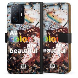 Sideflip mit langer Lasche schwarz