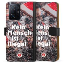 Sideflip mit langer Lasche schwarz