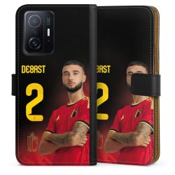 Sideflip mit langer Lasche schwarz