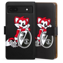 Sideflip mit langer Lasche schwarz