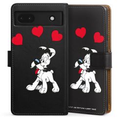 Sideflip mit langer Lasche schwarz