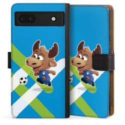 Sideflip mit langer Lasche schwarz