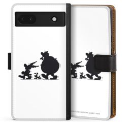 Sideflip mit langer Lasche schwarz