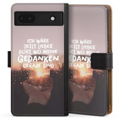 Sideflip mit langer Lasche schwarz