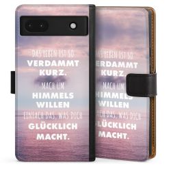 Sideflip mit langer Lasche schwarz