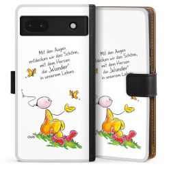 Sideflip mit langer Lasche schwarz