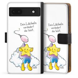 Sideflip mit langer Lasche schwarz