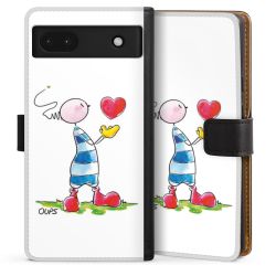 Sideflip mit langer Lasche schwarz