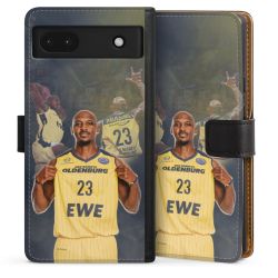 Sideflip mit langer Lasche schwarz