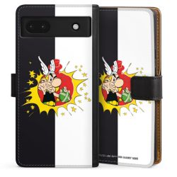 Sideflip mit langer Lasche schwarz