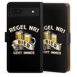 Sideflip mit langer Lasche schwarz