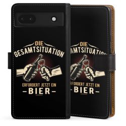 Sideflip mit langer Lasche schwarz