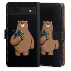 Sideflip mit langer Lasche schwarz