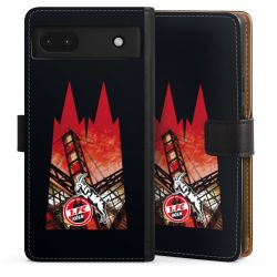 Sideflip mit langer Lasche schwarz